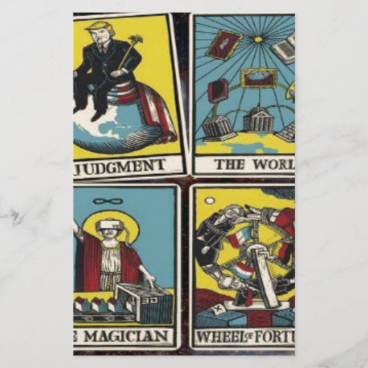 HET ILLUMINATI-KAARTGAME BRIEFPAPIER (Voorkant)