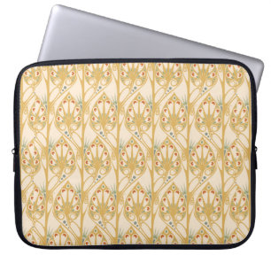 Het illustratiepatroon van de nieuwe illustratie v laptop sleeve
