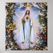 Het immaculadehart van Mary, Moeder van God Poster (Voorkant)