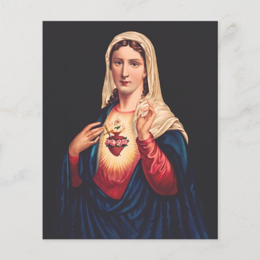 Het immaculair hart van Mary (Voorkant)