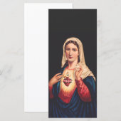 Het immaculair hart van Mary (Voorkant / Achterkant)