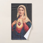 Het immaculair hart van Mary Bad Handdoek (Handdoek)