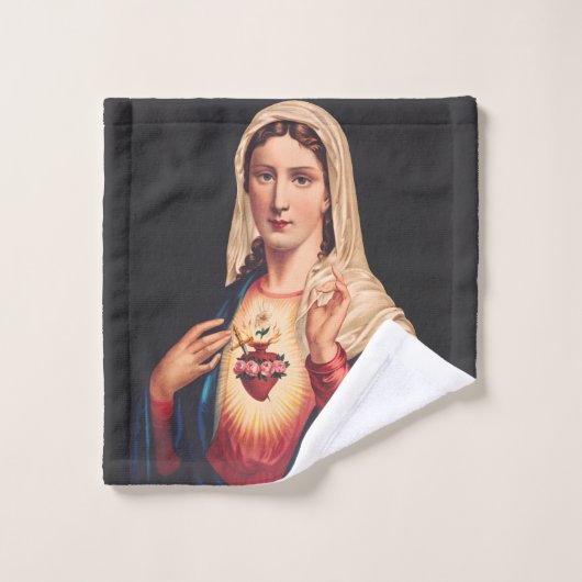 Het immaculair hart van Mary Bad Handdoek (Wasdoekje)