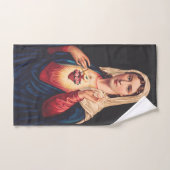 Het immaculair hart van Mary Bad Handdoek (Handdoek)