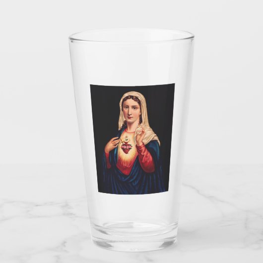 Het immaculair hart van Mary Glas (Voorkant)