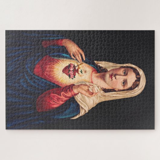 Het immaculair hart van Mary Legpuzzel (Horizontaal)