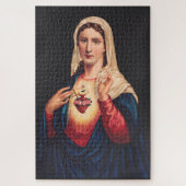 Het immaculair hart van Mary Legpuzzel (Verticaal)