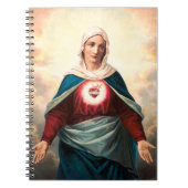 Het immaculair hart van Mary Notitieboek (Voorkant)