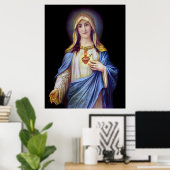 Het immaculair hart van Mary Poster (Thuiskantoor)