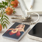 Het immaculair hart van Mary Sleutelhanger (Voorkant Rechts)
