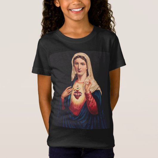 Het immaculair hart van Mary T-shirt (Voorkant)