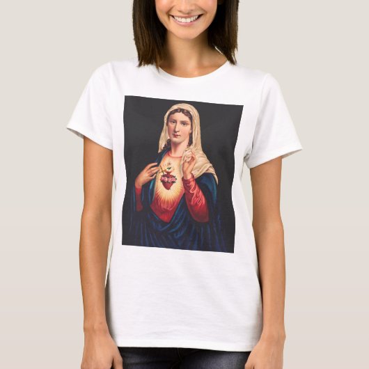 Het immaculair hart van Mary T-shirt (Voorkant)