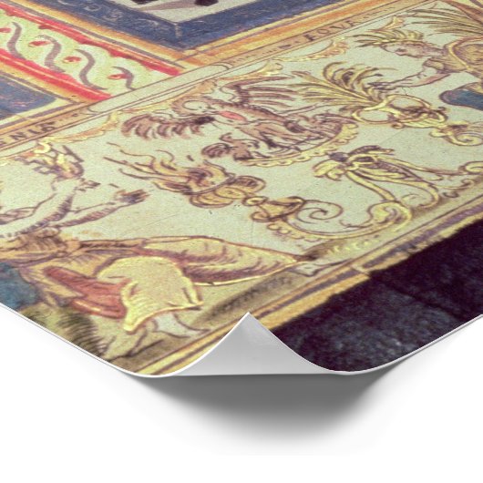 Het imperiale Banquet: een scène Poster (Hoek)