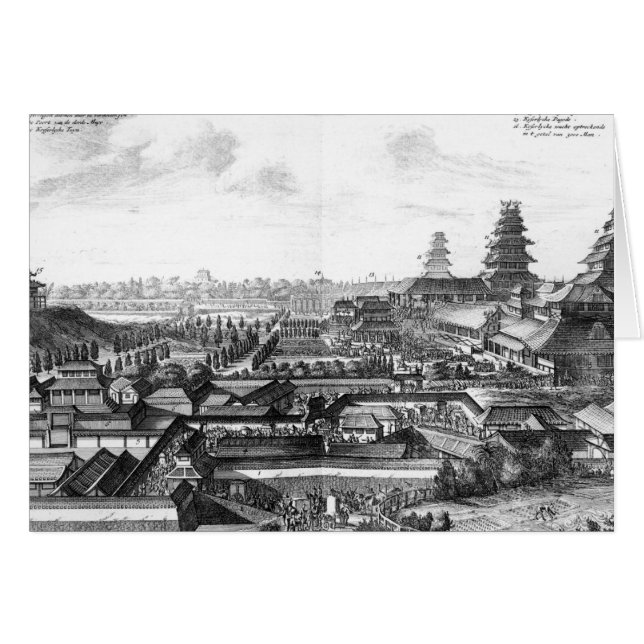 Het imperiale paleis in Ido, Japan (Voorkant Horizontaal)