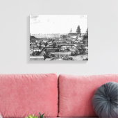 Het imperiale paleis in Ido, Japan Canvas Afdruk (Insitu (Woonkamer))