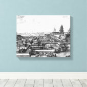 Het imperiale paleis in Ido, Japan Canvas Afdruk (Insitu (Houten vloer))
