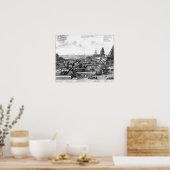 Het imperiale paleis in Ido, Japan Poster (Keuken)