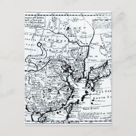Het imperium van China en het Japanse eiland Briefkaart (Voorkant)
