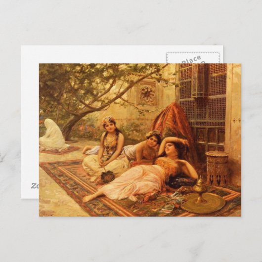 Het Imperium van de ottomane Briefkaart (Voorkant / Achterkant)