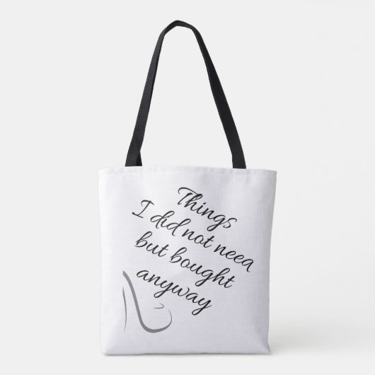"Het Impulse Tas" Tote Bag (Achterkant)