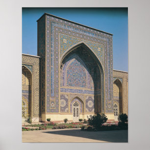 Het in 1418 gebouwde Entrance Portal voor het horm Poster