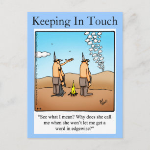 Het in aanraking houden van Briefkaart "spectickle