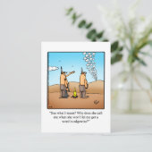 Het in aanraking houden van Briefkaart "spectickle (Staand voorkant)