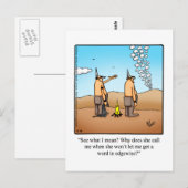 Het in aanraking houden van Briefkaart "spectickle (Voorkant / Achterkant)