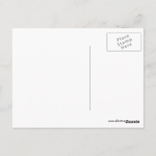 Het in aanraking houden van Briefkaart "spectickle (Achterkant)