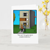 Het in aanraking houden van het Wenskaart van de H Kaart (Gele Bloem)