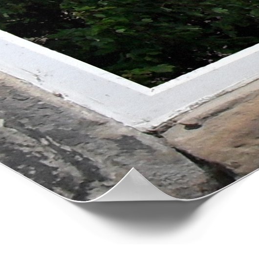 Het in bijlage venster met het Uitzicht van het Ze Poster (Hoek)