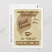 Het In brand Briefkaart van de jeugd (Voorkant / Achterkant)