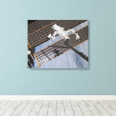 Het in Canada gebouwde Dextre roboticasysteem 2 Canvas Afdruk (Insitu (Houten vloer))