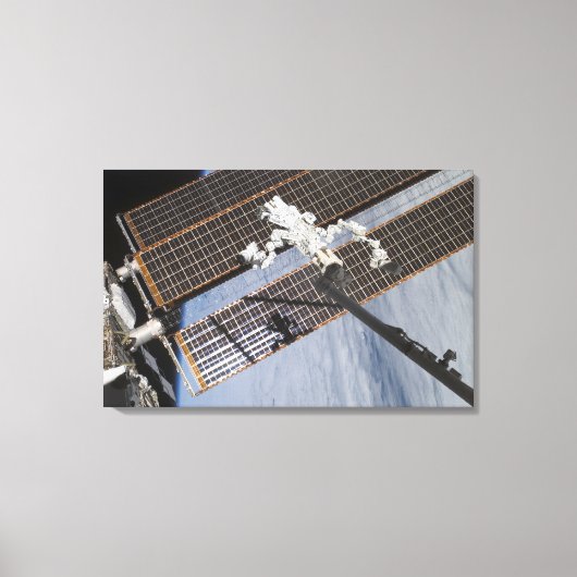 Het in Canada gebouwde Dextre roboticasysteem 2 Canvas Afdruk (Voorkant)