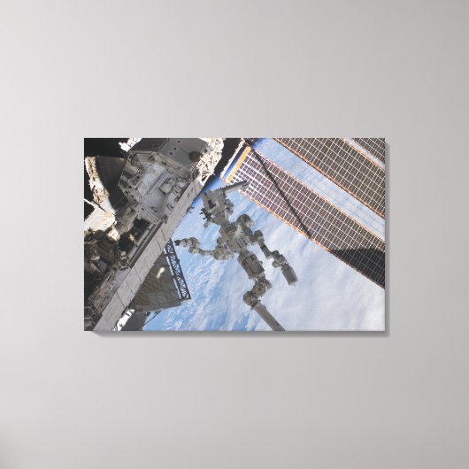 Het in Canada gebouwde Dextre roboticasysteem 2 Canvas Afdruk (Voorkant)