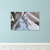 Het in Canada gebouwde Dextre roboticasysteem 2 Canvas Afdruk (Insitu (Houten vloer))