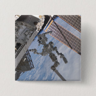 Het in Canada gebouwde Dextre roboticasysteem 2 Vierkante Button 5,1 Cm