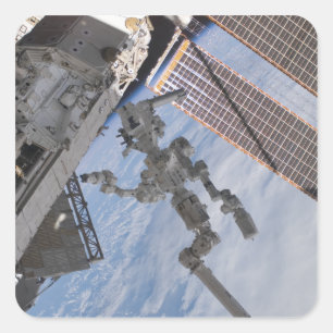 Het in Canada gebouwde Dextre roboticasysteem 2 Vierkante Sticker
