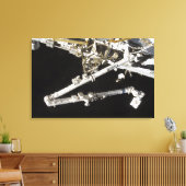 Het in Canada gebouwde ruimtestation Canvas Afdruk (Insitu (Woonkamer))