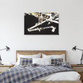 Het in Canada gebouwde ruimtestation Canvas Afdruk (Insitu (Slaapkamer))