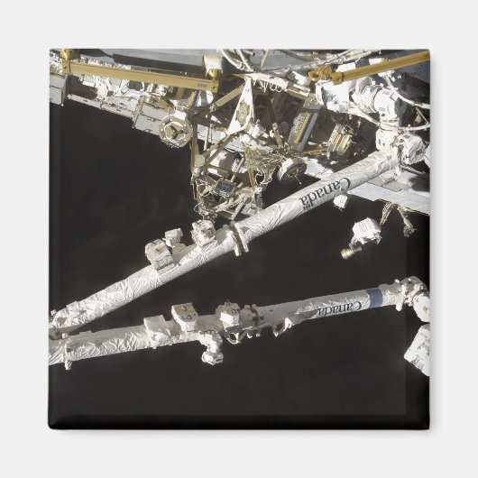 Het in Canada gebouwde ruimtestation Magneet (Voorkant)