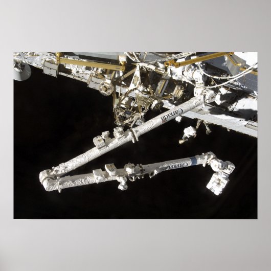 Het in Canada gebouwde ruimtestation Poster (Voorkant)