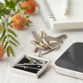 Het in Canada gebouwde ruimtestation Sleutelhanger (Zijkant)