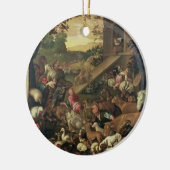 Het in de ark brengen van de dieren keramisch ornament (Links)