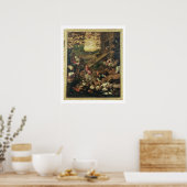 Het in de ark brengen van de dieren poster (Keuken)