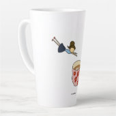 Het in de Mok pompen van koffie (Linkerhoek)