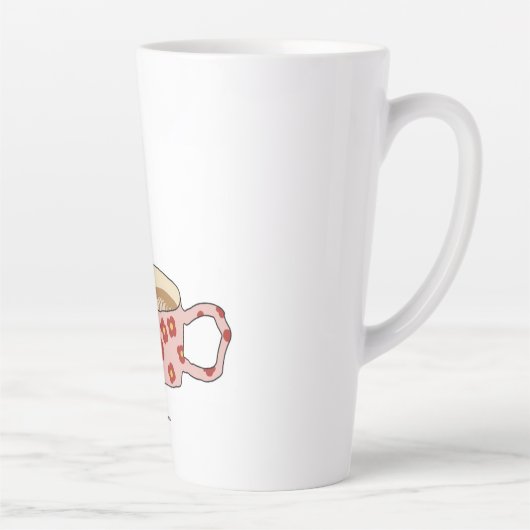 Het in de Mok pompen van koffie (Rechts)