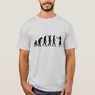 Het in dozen doen evolutie t-shirt
