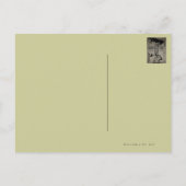 Het in evenwicht brengen van een Levende Donkey ~  Briefkaart (Achterkant)