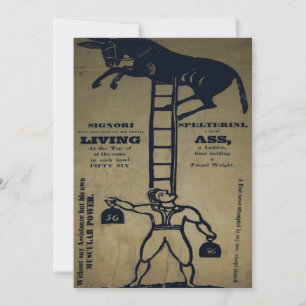 Het in evenwicht brengen van een Levende Donkey ~ Kaart